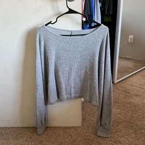 Gray Knit Sweater